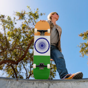 Flagge Indiens Skateboard