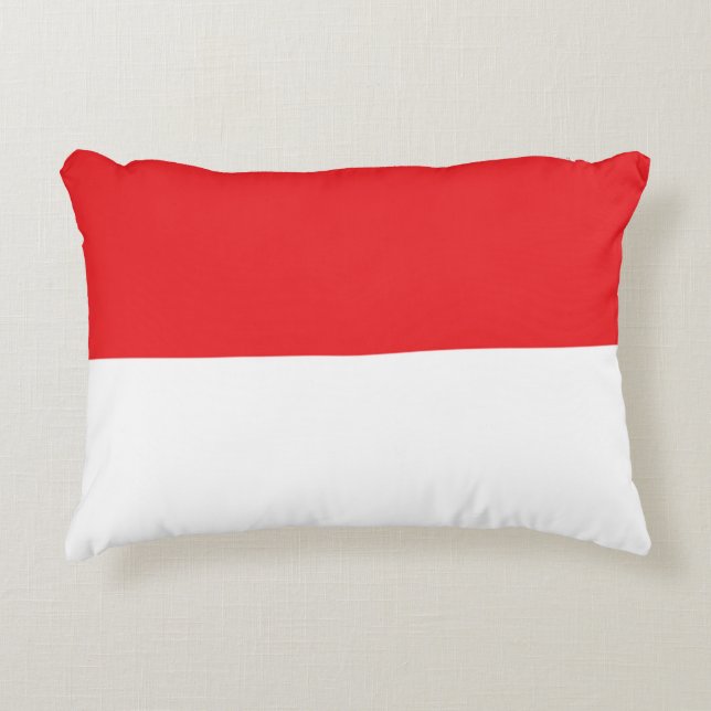 Flagge Indonesiens Dekokissen (Vorderseite)