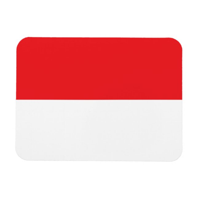 Flagge Indonesiens Magnet (Horizontal)