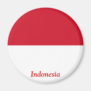 Flagge Indonesiens Magnet