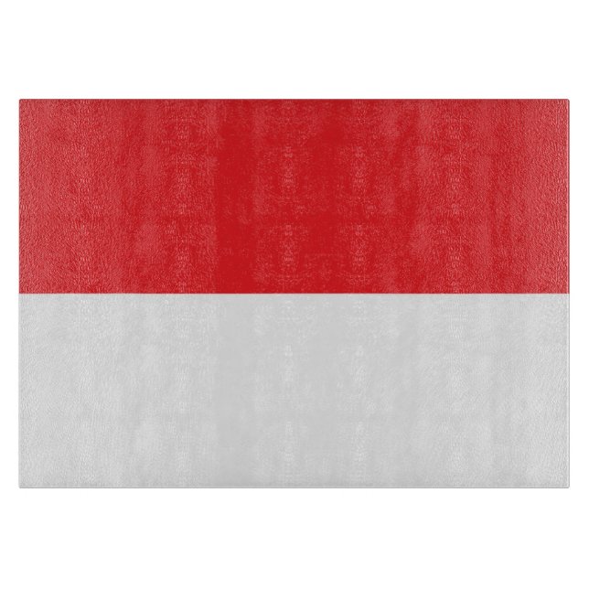 Flagge Indonesiens Schneidebrett (Vorderseite)