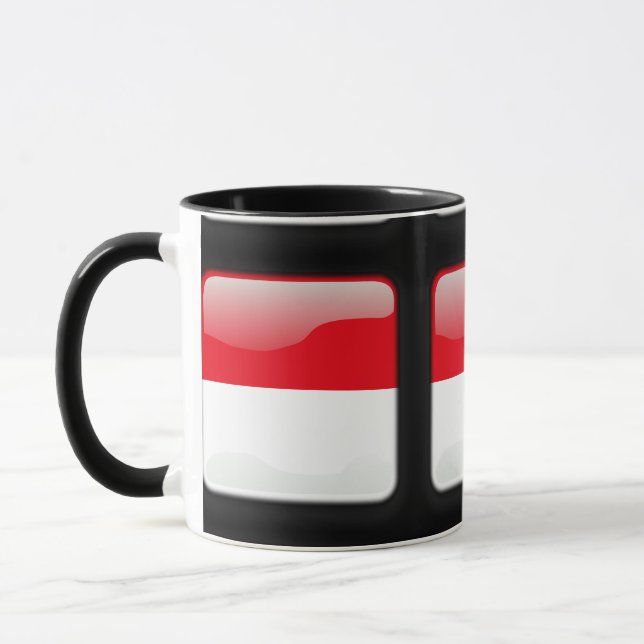 Flagge Indonesiens Tasse (Links)