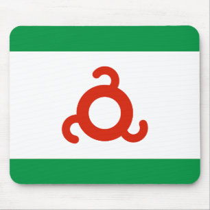 Flagge Inguschetiens Mousepad