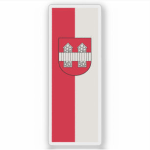 Flagge Innsbrucks, Österreich Aufkleber