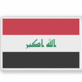Flagge Iraks Aufkleber