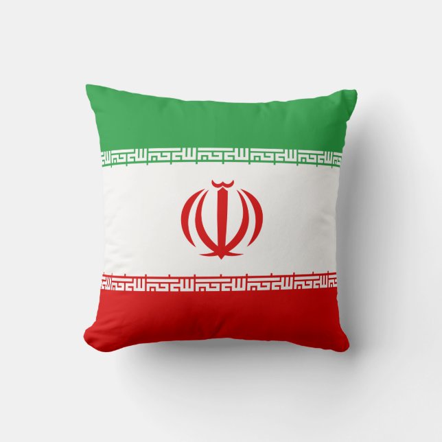 Flagge Iran (Iran) Kissen (Vorderseite)