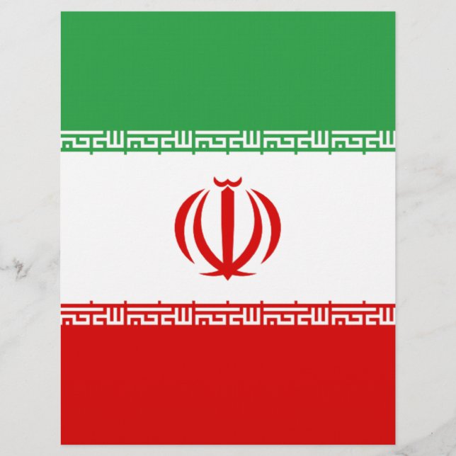 Flagge Irans (Vorderseite)