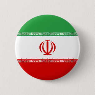 Flagge Irans Button