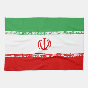 Flagge Irans Geschirrtuch