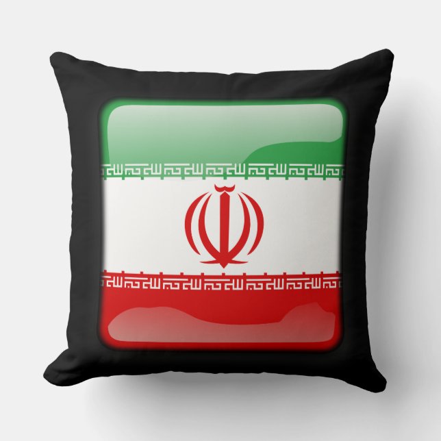 Flagge Irans Kissen (Vorderseite)