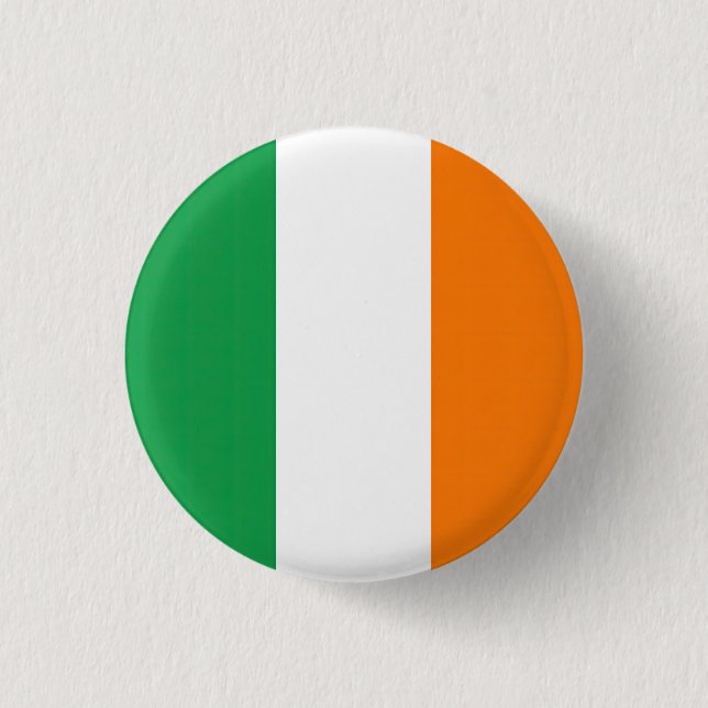Flagge Irland Button (Vorderseite)