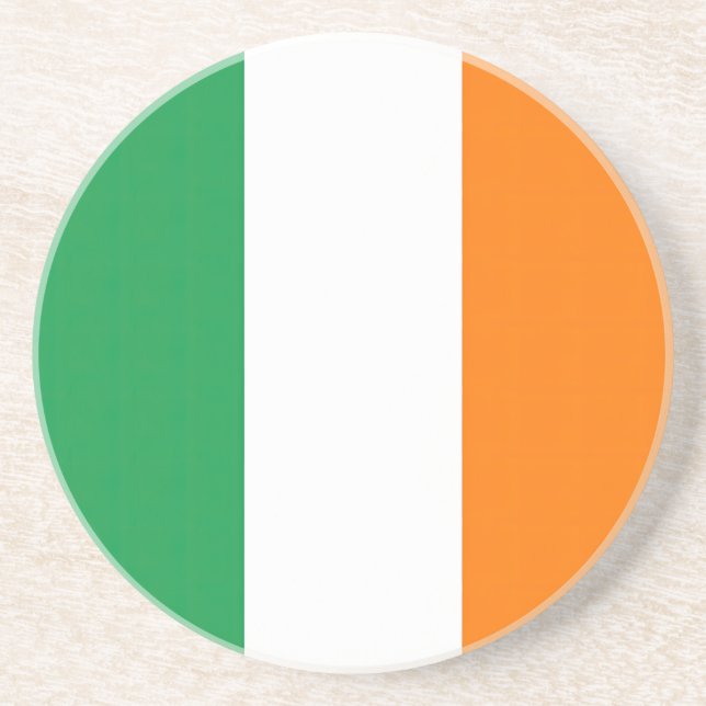 Flagge Irland Getränkeuntersetzer (Vorne)