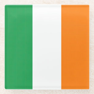 Flagge Irland Glasuntersetzer