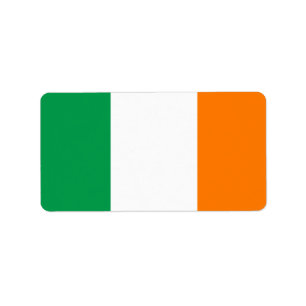 Flagge Irlands Adressaufkleber