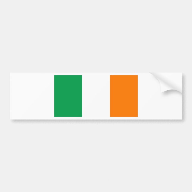 Flagge Irlands Autoaufkleber (Vorne)