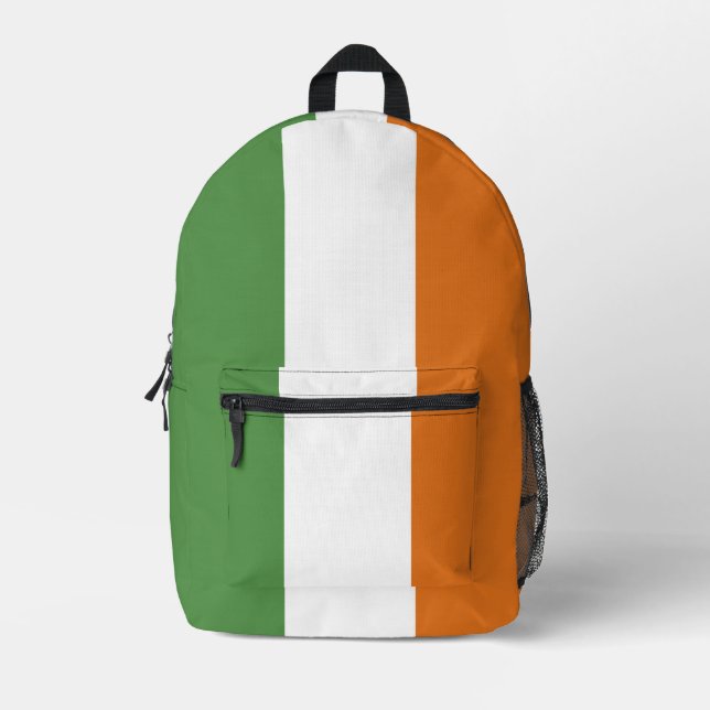 Flagge Irlands Bedruckter Rucksack (Vorderseite)