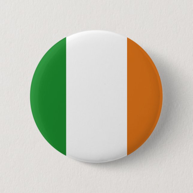 Flagge Irlands Button (Vorderseite)