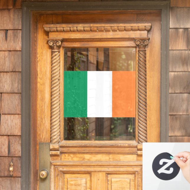 Flagge Irlands Fensteraufkleber (Haustür)