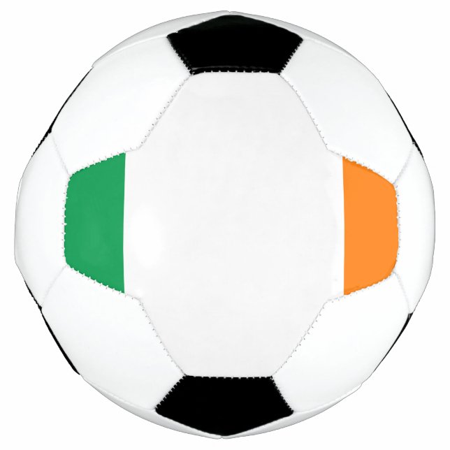 Flagge Irlands Fußball Ball (Vorderseite)