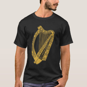 Flagge Irlands Harfe Flagge Irische Harfe Symbol T-Shirt