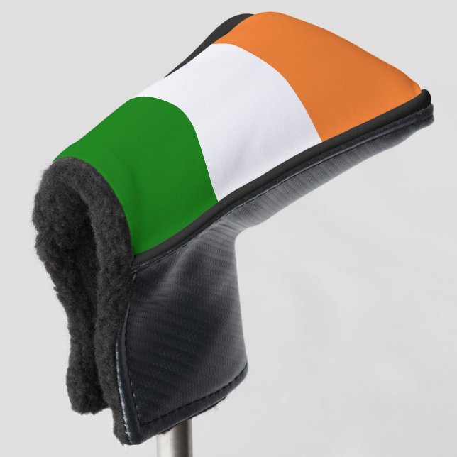 Flagge Irlands insgesamt Golf Headcover (3/4 Vorderseite)