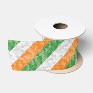 Flagge Irlands mit dem Muster "Satin Ribbo" für Kl Satinband