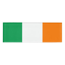 Flagge Irlands Namenschild