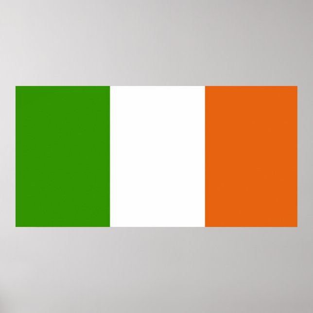 Flagge Irlands Poster (Vorne)