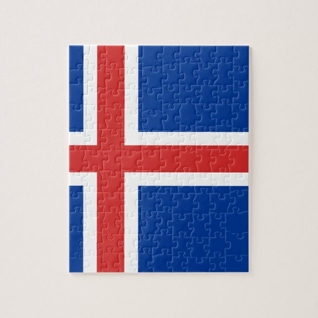 Flagge Islands (Vertikal)