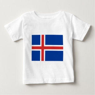 Flagge Islands Baby T-shirt