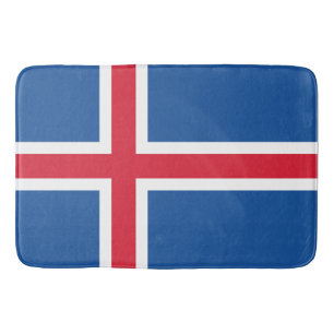 Flagge Islands Badematte