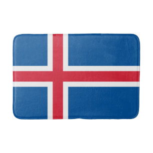 Flagge Islands Badematte