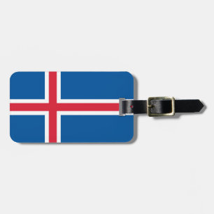 Flagge Islands Gepäckanhänger