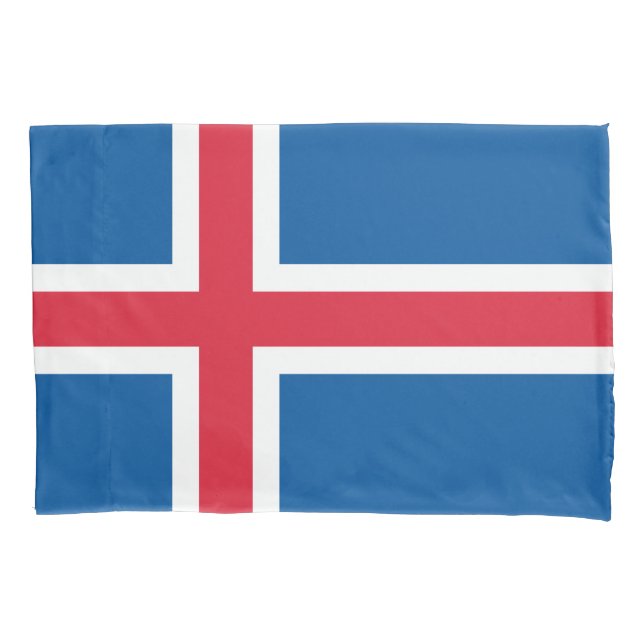 Flagge Islands Kissenbezug (Vorderseite)