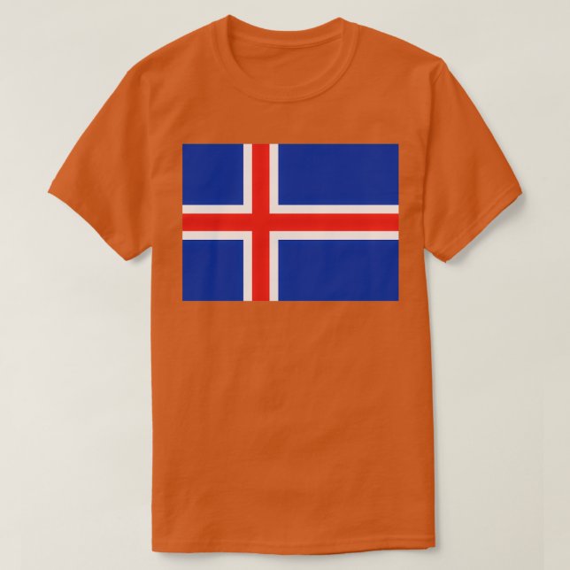 Flagge Islands T-Shirt (Design vorne)