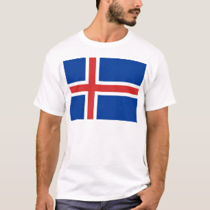 Flagge Islands T-Shirt