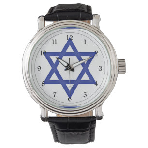 Flagge Israels Armbanduhr