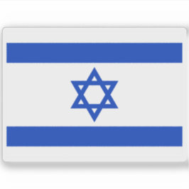 Flagge Israels Aufkleber