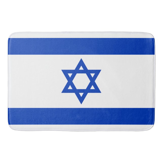 Flagge Israels Badematte (Vorderseite)