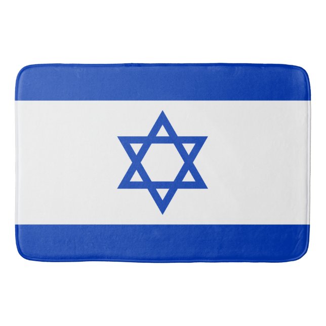 Flagge Israels Badematte (Vorderseite)