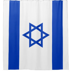 Flagge Israels Duschvorhang