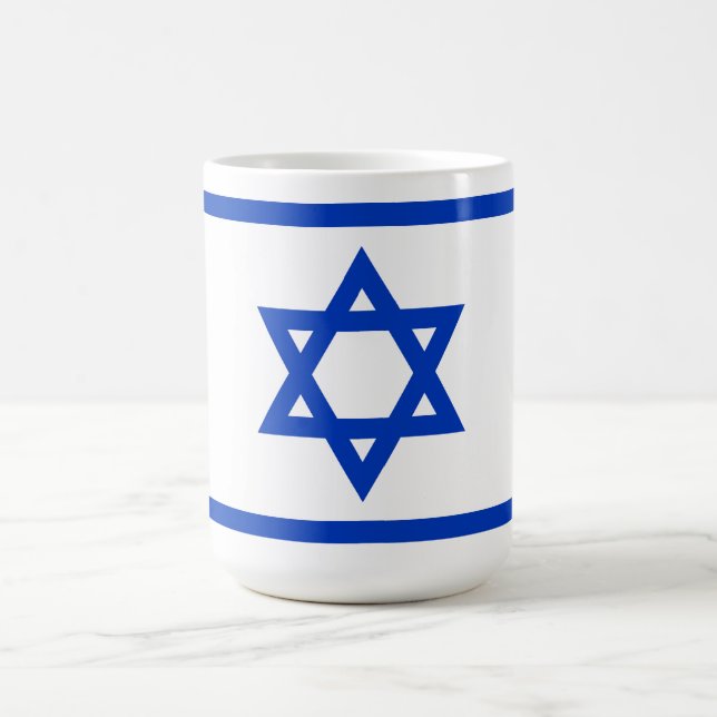 Flagge Israels Kaffeetasse (Mittel)