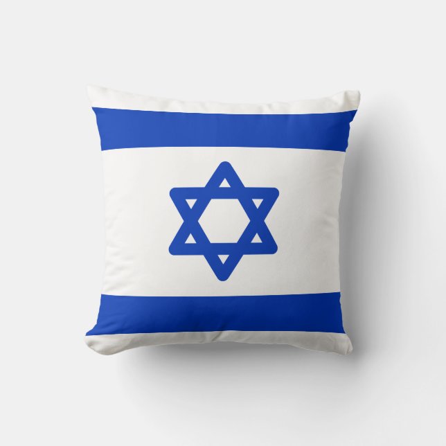 Flagge Israels Kissen (Vorderseite)