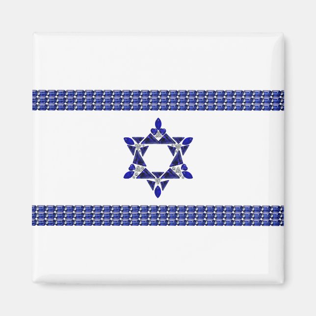 Flagge Israels Magnet (Vorne)
