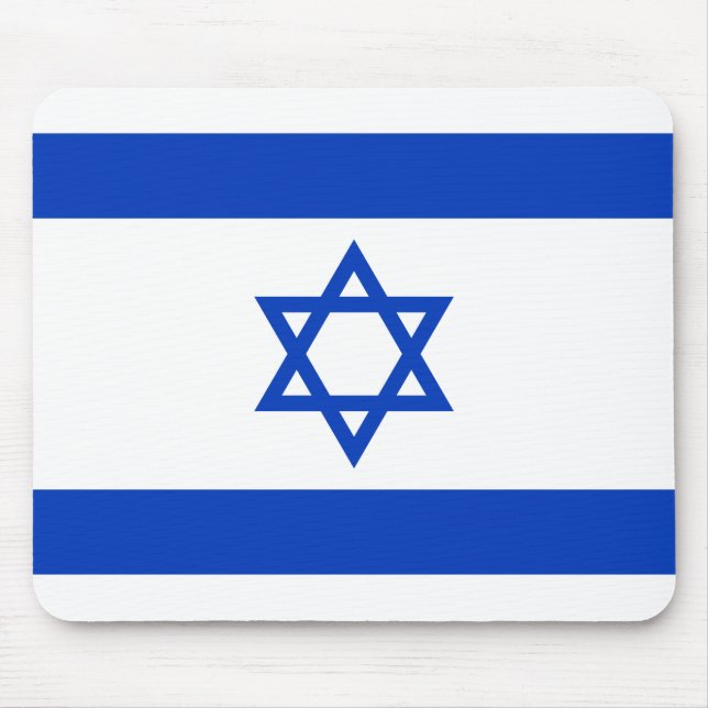 Flagge Israels Mousepad (Vorne)