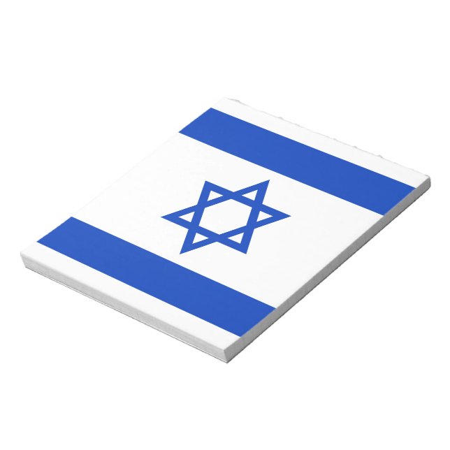 Flagge Israels Notizblock (Rotiert)