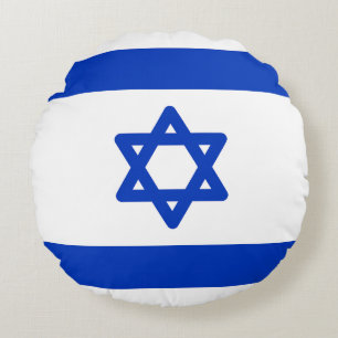 Flagge Israels Rundes Kissen
