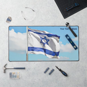 Flagge Israels Schreibtischunterlage