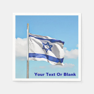 Flagge Israels Serviette