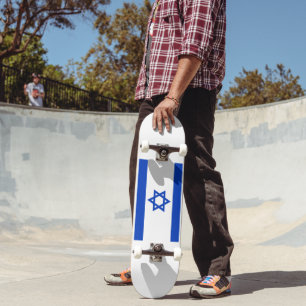 Flagge Israels Skateboard